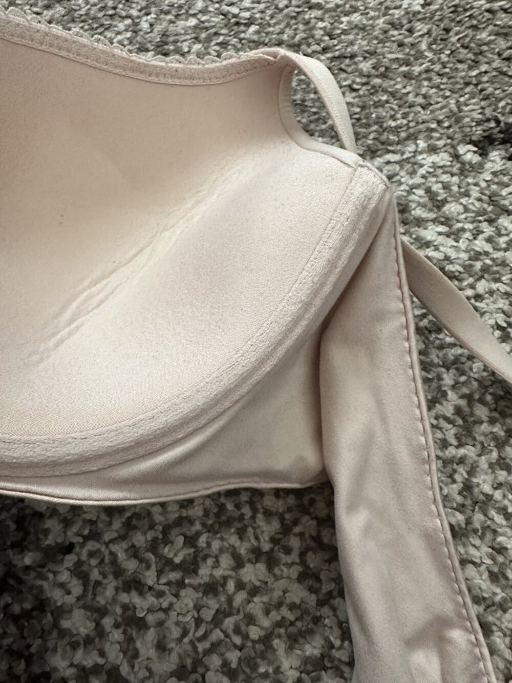 VICTORIA'S SECRET (38D) Nude Body By Victoria Lined Demi Bra Champagne Marzipan - Picture 13 of 13